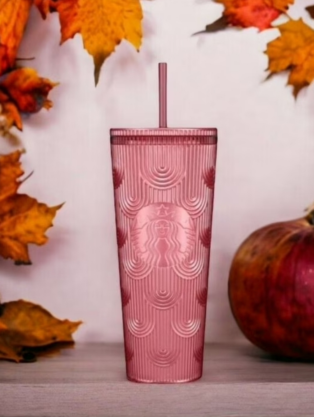 New STARBUCKS 24 Oz. Venti Cold '23 Mermaid Tumbler '22 Pink Lemonade Diamond - Picture 8 of 8